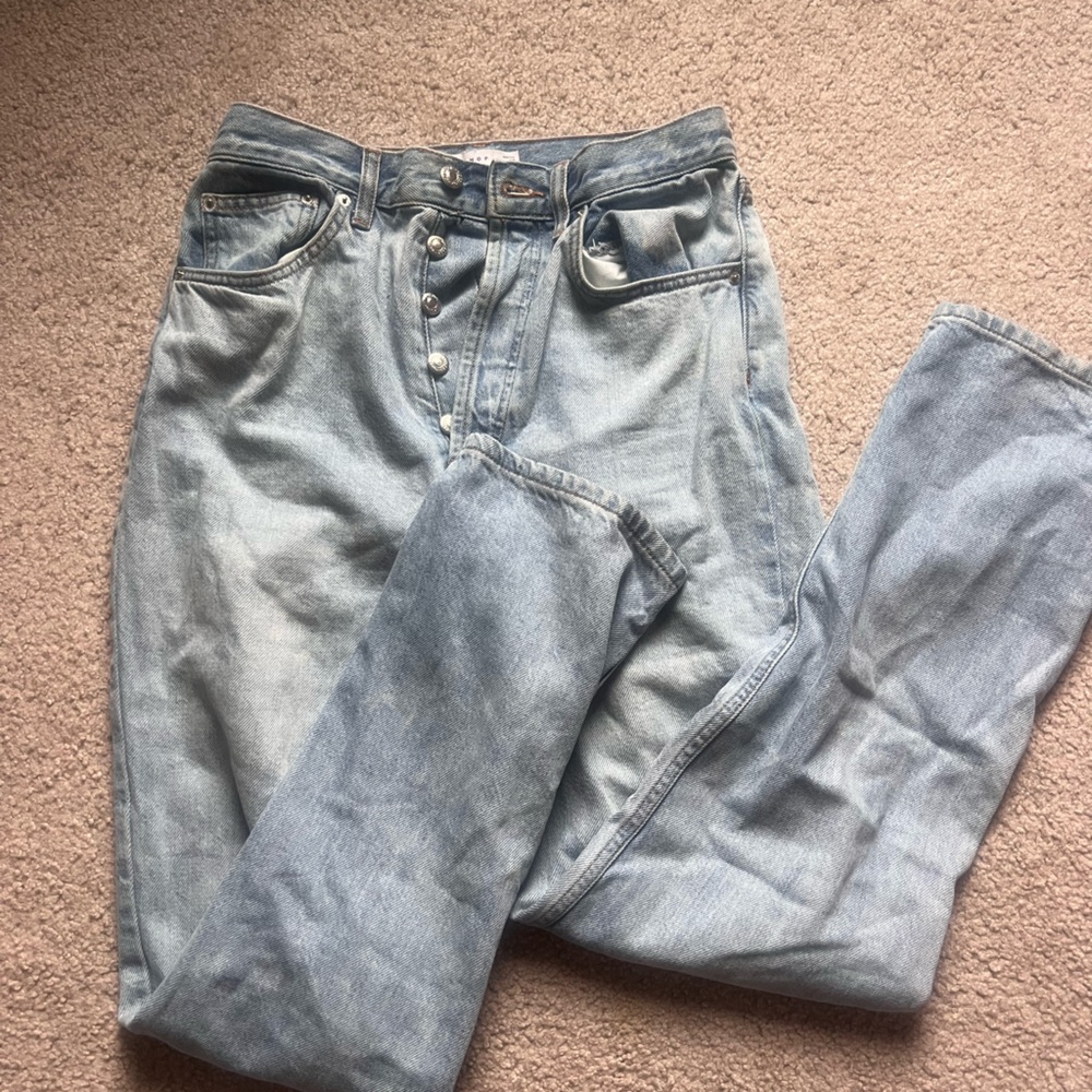 Topshop Light Blue Boyfriend Jeans